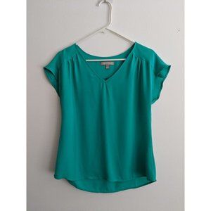 Banana Republic Short-Sleeve V-Neck Blouse